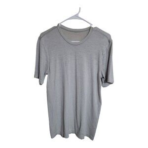 Lululemon Top Men S Gray Metal Vent Breathe Athleisure Sportswear Gorpcore Train